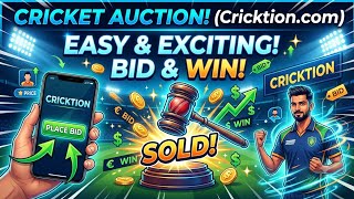 Cricket Auction Software | Live IPL PSL Style Auction Overlay for OBS, vMix & Prism | Cricktion screenshot 2