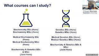 Biochemistry & Genetics Open Day Webinar