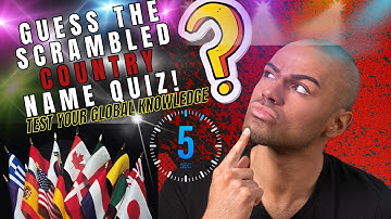 Only 1% Can Unscramble These Country Names! Test Your Skills!