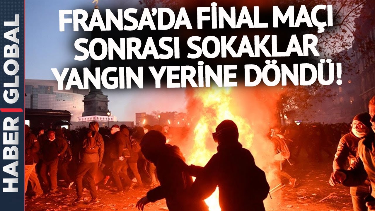 ⁣Dünya Kupası Final Maçı Sonrası Fransa Karıştı: Sokaklar Yangın Yerine Döndü!