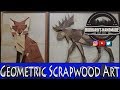 Geometric Animal Art from Scrap Wood // DIY // Wall Art // How-to Geometric Animal Art from Scrap Wood // DIY // Wall Art // How-to