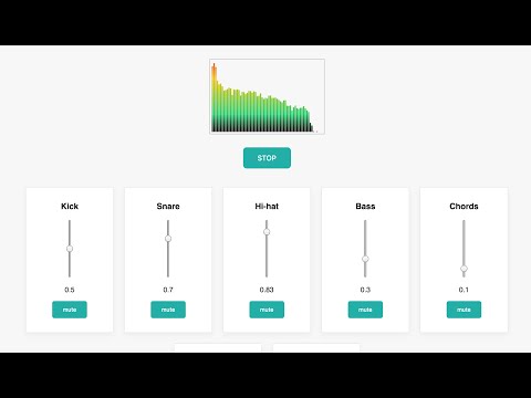 React-Music - Basic Mixing UI