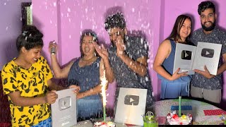 Surprise Gift from Youtube : YouTube Play Buttons Himesh Megha official