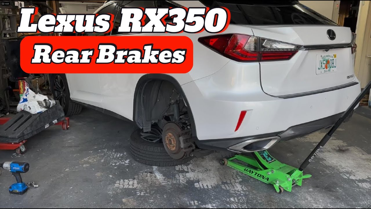 Lexus RX350 Rear Brakes | Instructional How-To on Replacing the Rear Brake Pads and Rotors