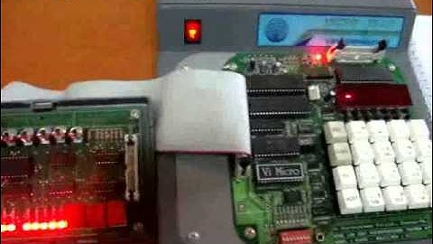 Interfacing 8279, 8251, 8253 and 8255 with 8085 Microprocessor