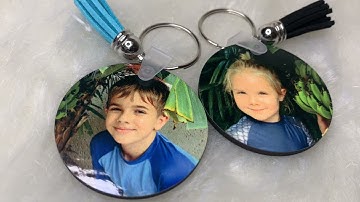 How to make custom keychains with Sublimation