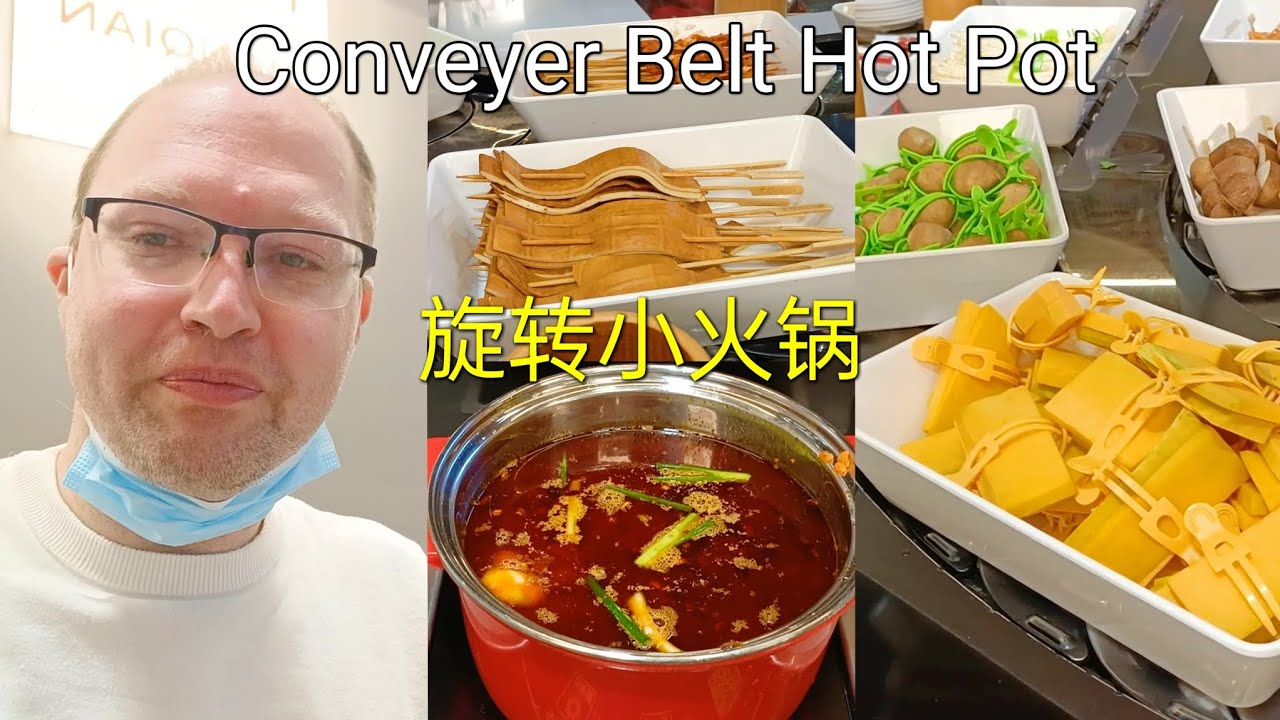 MUST TRY conveyor belt hot pot 旋转小火锅有那么多好吃菜 YouTube
