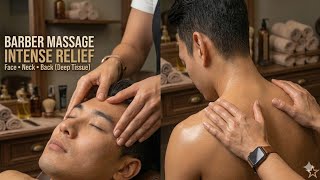 ASMR Aggressive Face Massage • Intense Neck & Shoulder Relief ✨