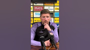 Mark Wilson Reacts to Partick Thistles defeat to Livingston in the Play-Off Semi Final