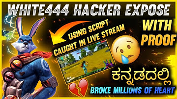 WHITE444 HACKER EXPOSED|with proof and recordings white 444 exposed in kannada raistar about whiteff