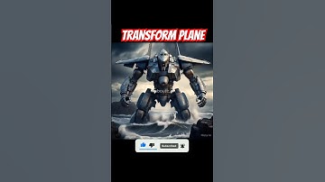 Transform Plane #shorts #trending #robot #ironman #transformation #ai
