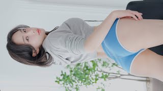 (4K 세로룩북) 나랑 운동할래?💙 Ai 룩북 숏팬츠 트레이닝복 여친룩 언더웨어 룩북 직캠 Underwear Lookbook ルックブック Sách Hướng Dẫn 직캠