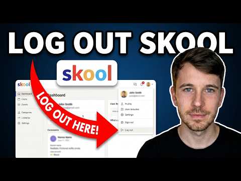 How to Log Out of Skool (Easy Way)
