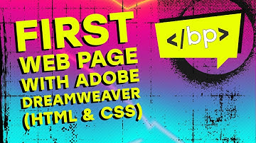 First Adobe Dreamweaver Page with HTML and CSS (Updated)