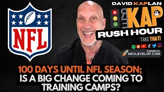 REKAP Rush Hour 🚗: 100 Days until NFL season; Is a big change coming to Training Camps?