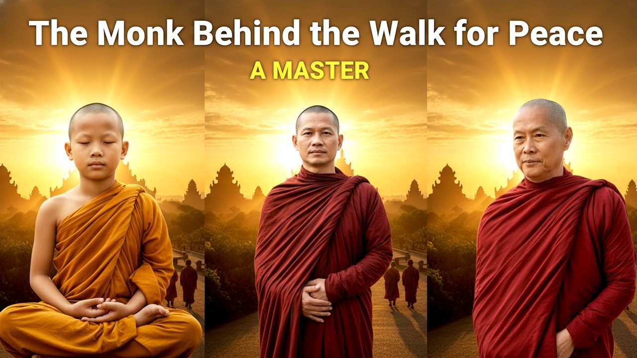 The Monk Behind the Walk for Peace (The Master)