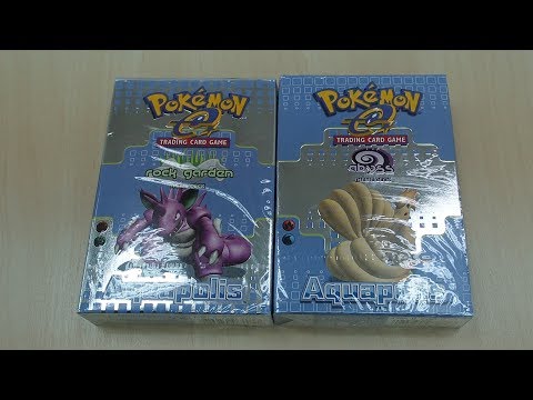 TWO  Pokemon 2003 Aquapolis Theme Deck Opening!