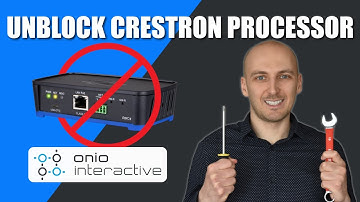 Unblock Crestron Processor