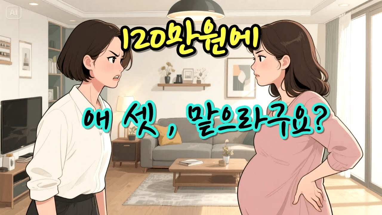 120만원 줄 테니 애 셋 맡기라는 새언니, 엄마는 결국…