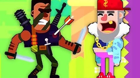 Bowmasters Arnold the Unstoppable New Character TOURNAMENT Walkthrough - NEW Character