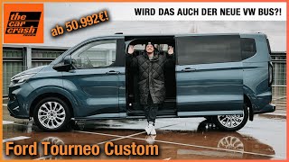 Ford Tourneo Custom im Test (2024) Wird das auch der NEUE VW Bus?! Fahrbericht | Review | Diesel L2