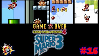 Super Mario Advance 4: Super Mario Bros. 3 16 - Four of a Kind of Pain (World-e Pt 3)