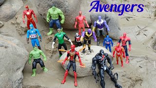 Hunting toys superheroes Avengers & justice league,spiderman,batman,the flash,venom it's so cool 💯💯💯