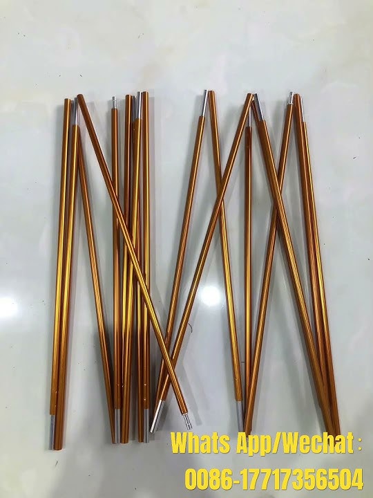 aluminum tent pole 7001 6061 alloy high strength durable camping pole customized China factory price