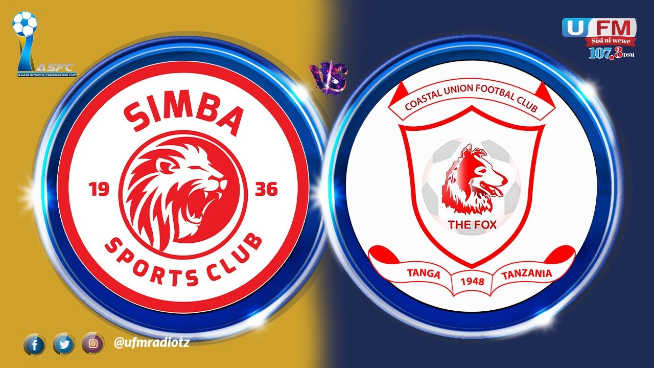 Simba Union #ULIVE: SIMBA SC (1) VS (0) COASTAL UNION | ASFC JANUARI 28, 2023 - YouTube