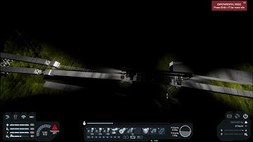 Space Engineers - Night Shunting #RailsInSpaceEngineers