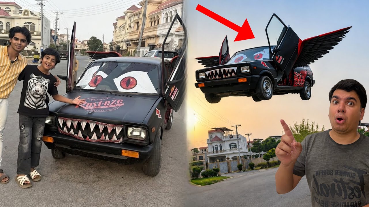 Subhan Udna Wali Vampire Car Ly Aya 😍