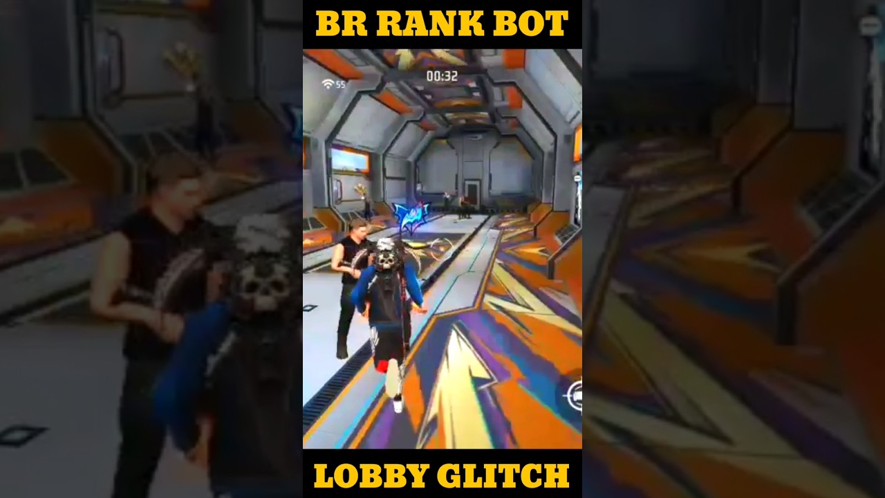 Free Fire New Br Rank Bot Lobby Glitch 😱 | 