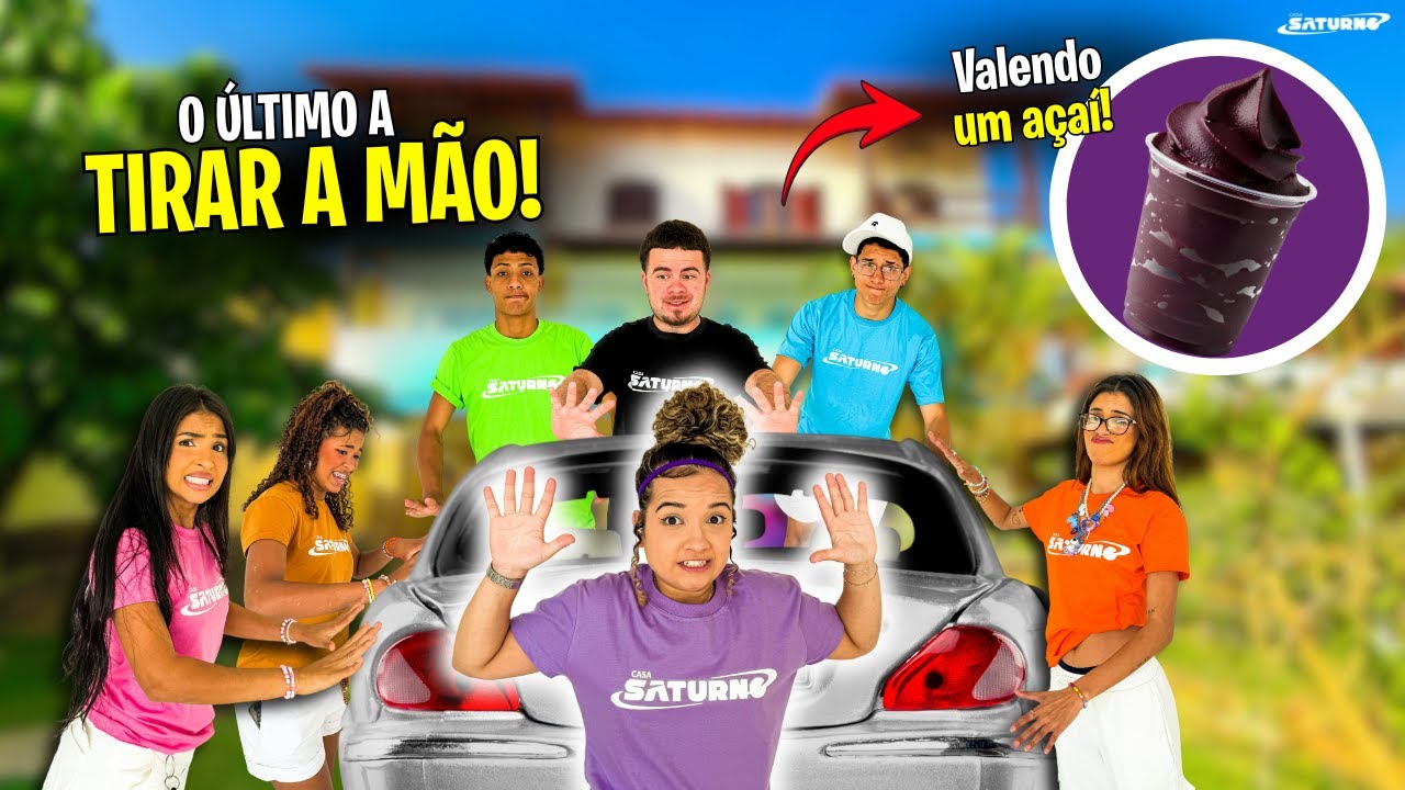 O ÚLTIMO A TIRAR A MÃO GANHA *Valendo um açaí!