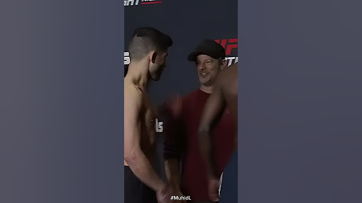 Hyder Amil vs William Gomis Face off‼️ #ufc #mma