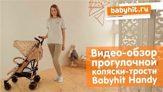 ⁣Видеообзор прогулочной коляски-трости Babyhit Handy