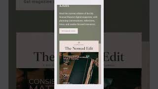 The  Nomad Edit Magazine 🩷