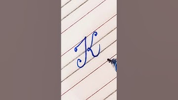 "K" beautiful cursive handwriting #Shorts #Shorts #cursivewriting #handwriting #Shorts