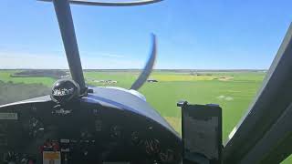 Landing the Ikarus C42 Microlight at Ince Blundell - Runway 29