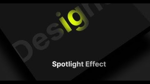 Master Figma Smart Animations: Spotlight Effect.