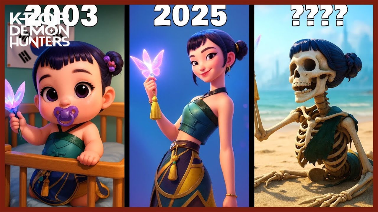 Evolution of Zoey   KPop Demon Hunters | AI Short Fim