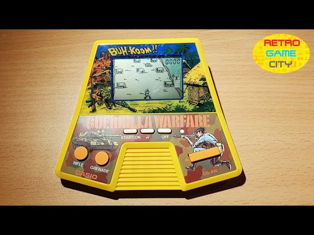 その他 CASIO CG-410 GUERRILLA WARFARE Guerrilla Warfare Casio (1987) ▷ Retro Handheld Games