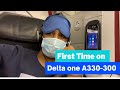 Delta one A330 300 From Minneapolis to Amsterdam #travel #deltaone #firstclass