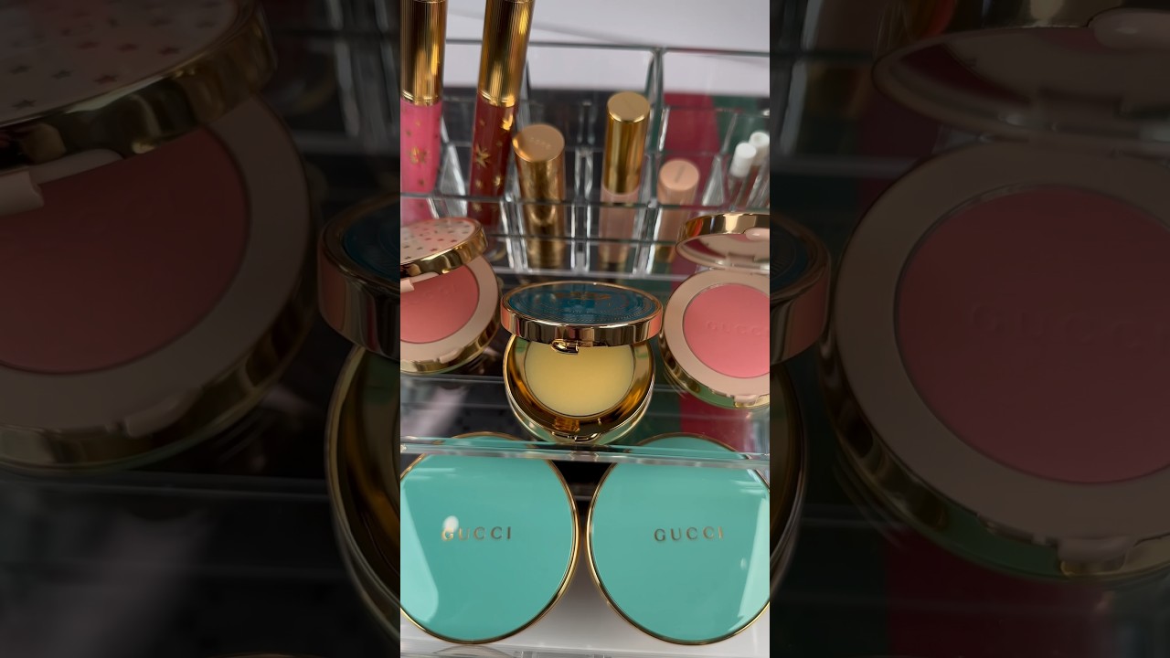 organize my Gucci beauty collection with me @gucci