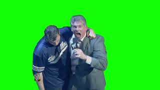 Vince McMahon hallelujah and amen green screen