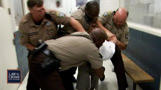 'What's Wrong With You!': Inmate Forced to the Ground After Refusing to Comply with Officers (JAIL)