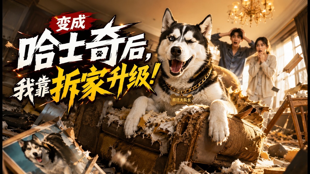 變成哈士奇後，我靠拆家升級