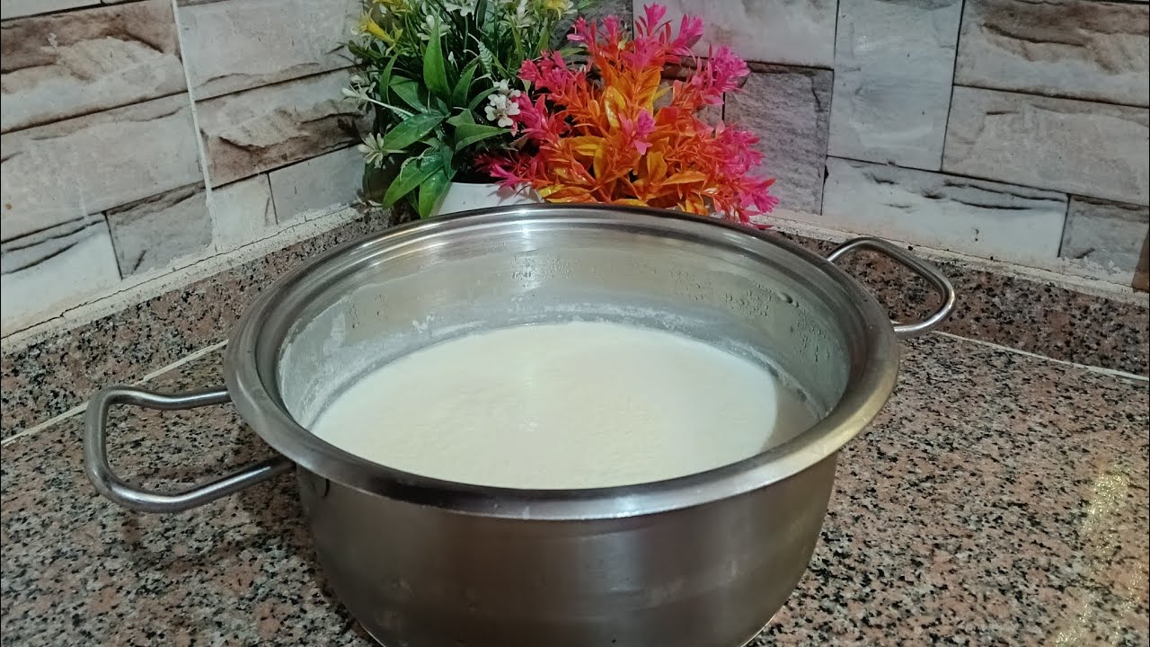 زبادي الحله اسرع زبادي هتعمليه من غير مكنة زبادي ولا مايه سخنه ♥️