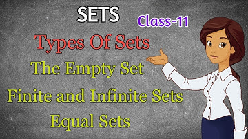 Empty set, Finite and Infinite set and Equal sets | Class 11 Maths chapter 1| Sets | 2021