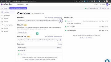 Cube Cloud Import Schema and Run API Request