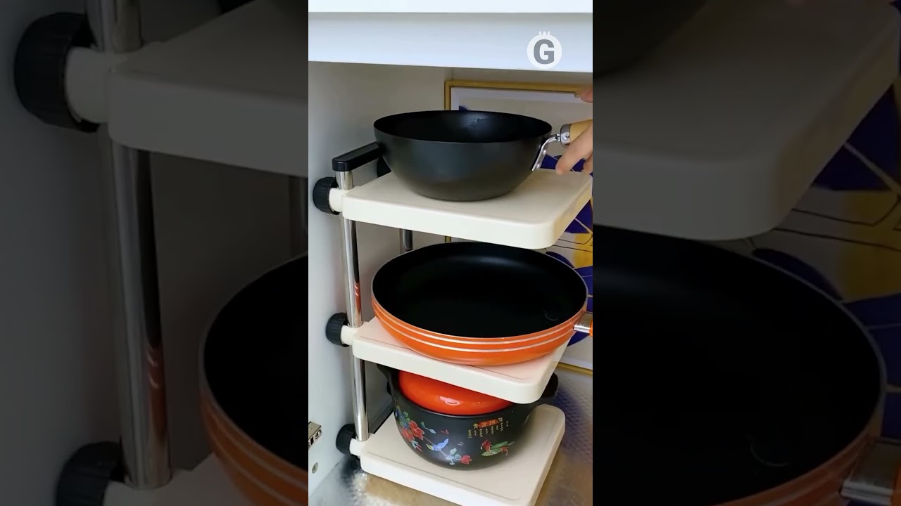 Pan Stand Reusable - New Smart Gadgets - Kitchen Gadgets - Cool Gadgets for Home - Smart Inventions